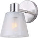 Luelle 1 Light 7.88 inch Brushed Nickel Vanity Light Wall Light