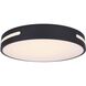 Niven LED 20 inch Black Flush Mount Ceiling Light