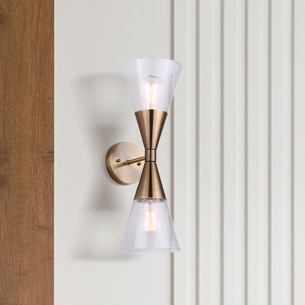 Lillian 2 Light 6 inch Gold Wall Fixture Wall Light