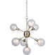 Madison 7 Light 22 inch Gold Chandelier Ceiling Light