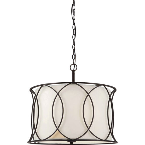 Madison 3 Light 21 inch Oil Rubbed Bronze Chandelier Ceiling Light