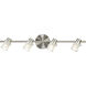 Madison 4 Light Brushed Nickel Track Ceiling Light