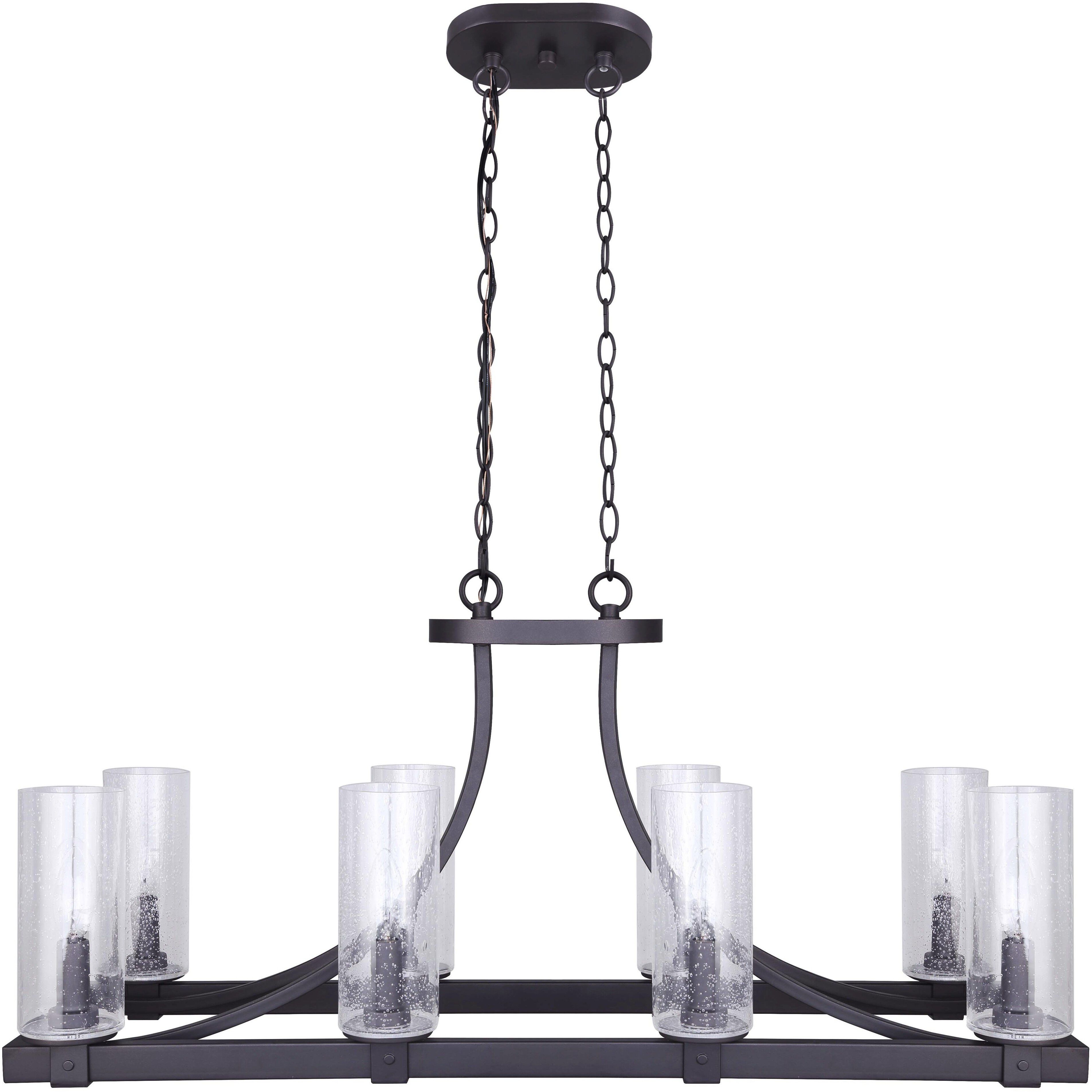 Madison 8 Light 34 inch Oil Rubbed Bronze Chandelier Ceiling Light