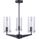 Madison 3 Light 20 inch Black Chandelier Ceiling Light