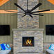 Ezra 72 inch Black Ceiling Fan