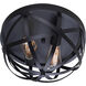 Madison 2 Light 13 inch Black Flush Mount Ceiling Light