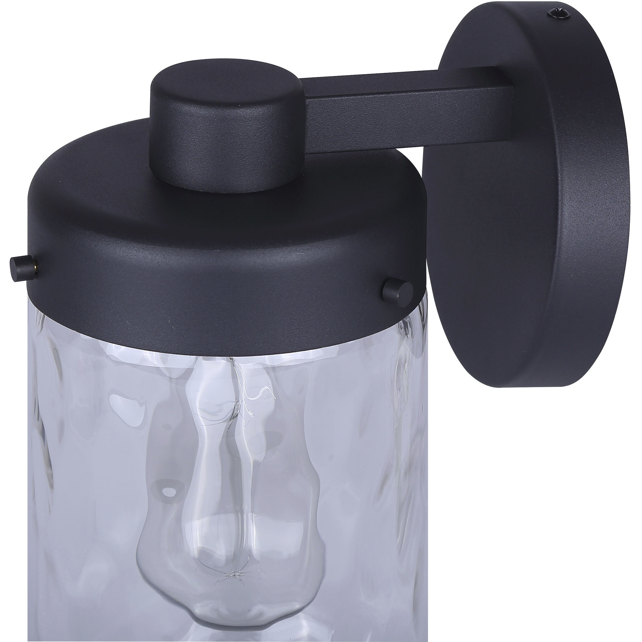 Juno 1 Light 10.25 inch Black Outdoor Wall Lantern