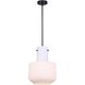Adalie 1 Light 11 inch Black Pendant Ceiling Light