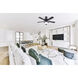 Eclipse 42 inch Black Indoor Ceiling Fan