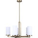 Kinslea 5 Light 25.63 inch Gold Chandelier Ceiling Light