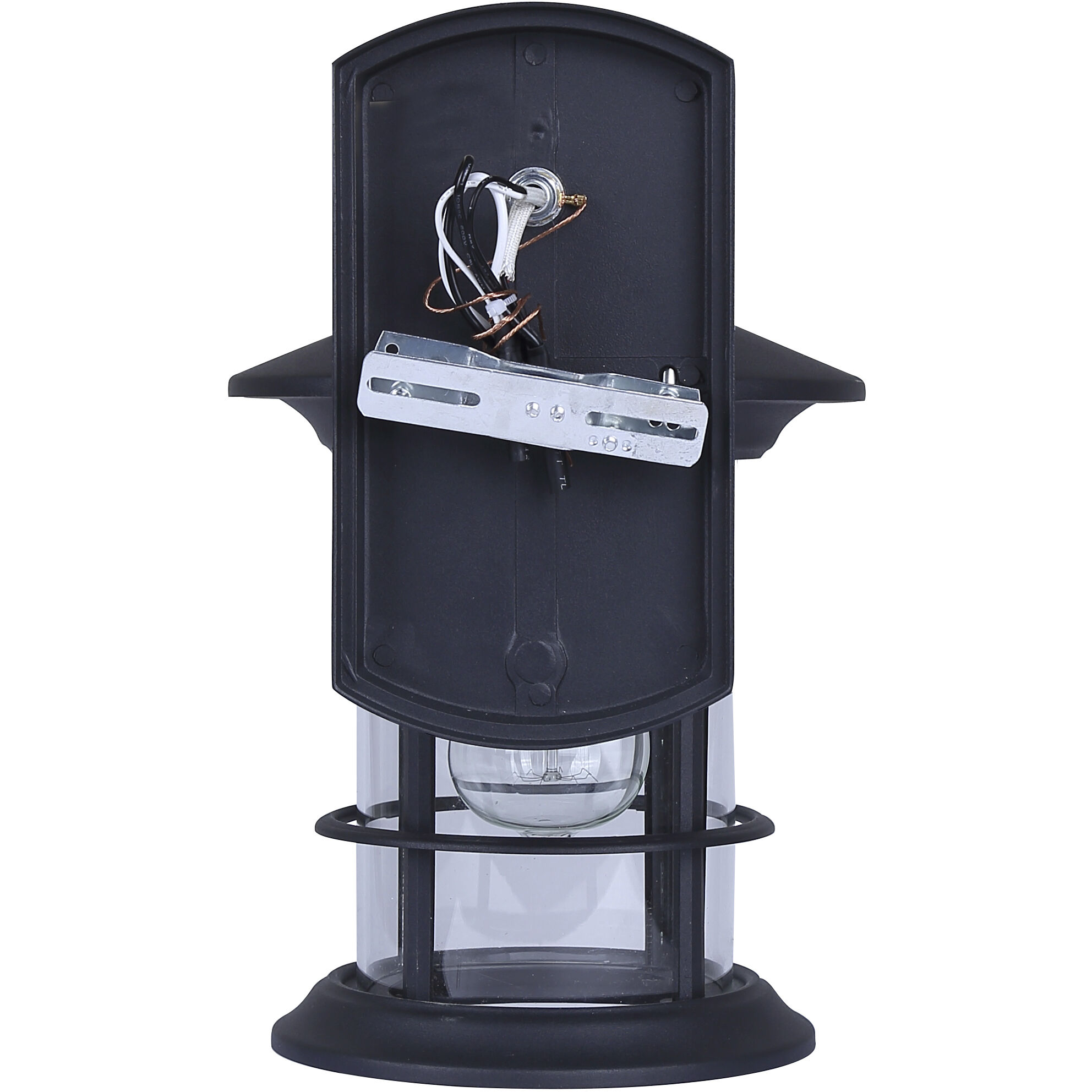 Dakota 1 Light 12.5 inch Black Outdoor Wall Lantern