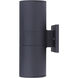 Madison 2 Light 12 inch Black Outdoor Wall Light
