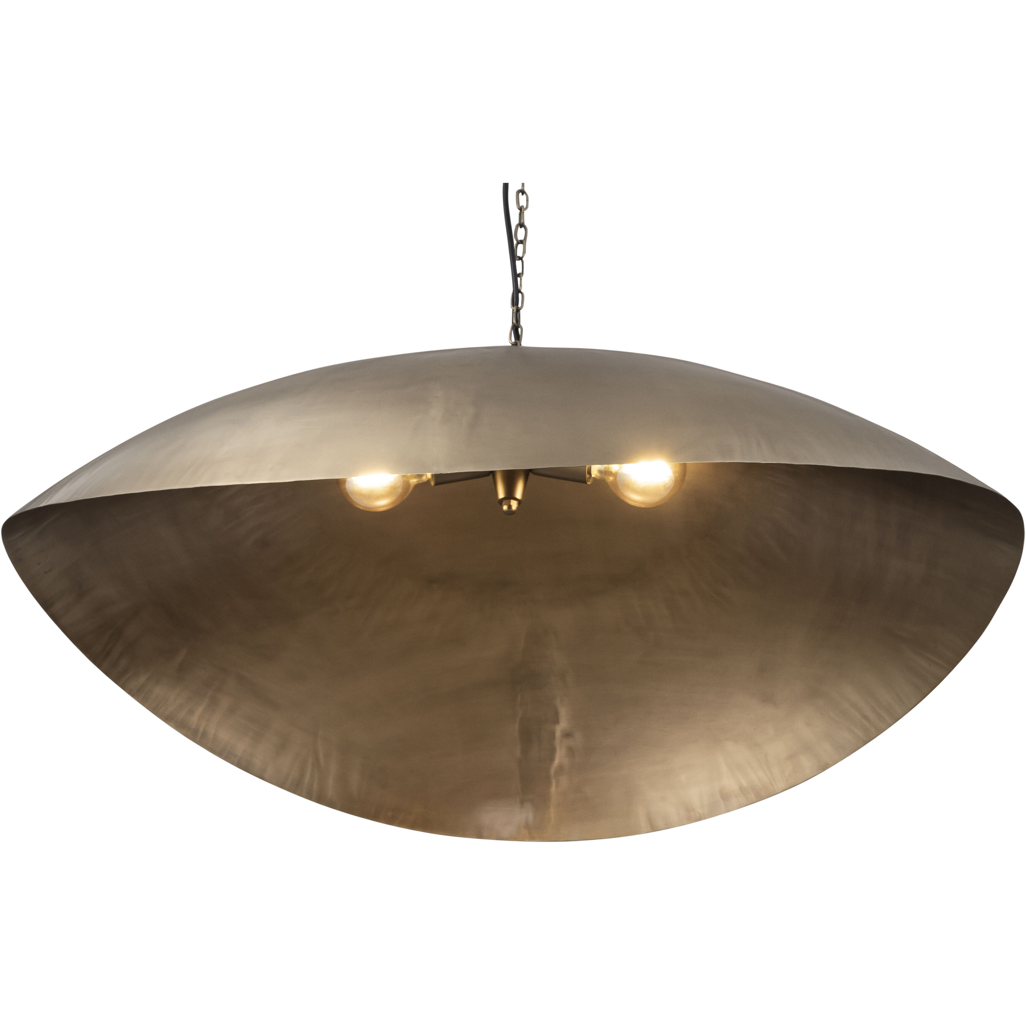 Maverick 2 Light 39 inch Antique Brass Pendant Ceiling Light