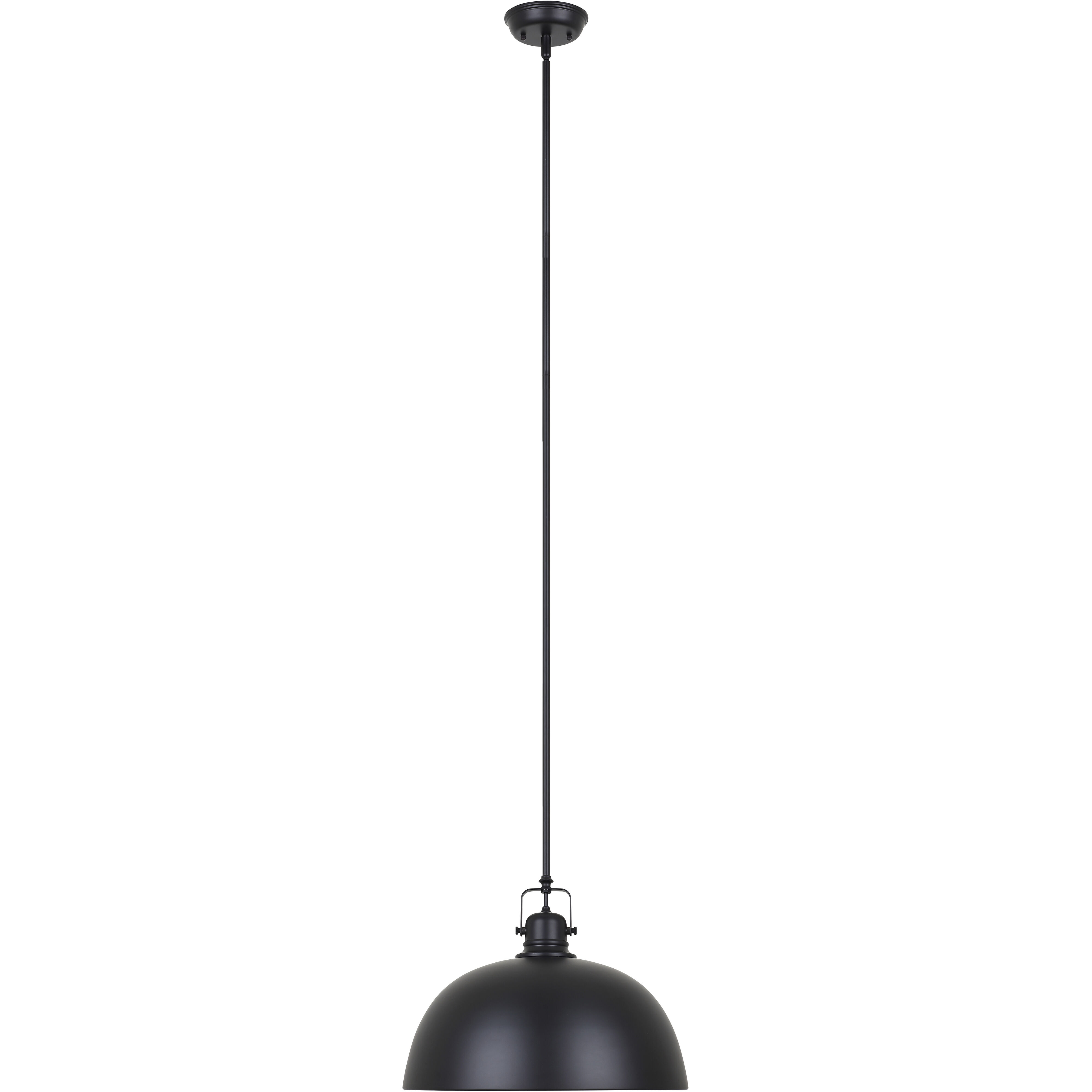 Polo 1 Light 16 inch Black Pendant Lighting Ceiling Light