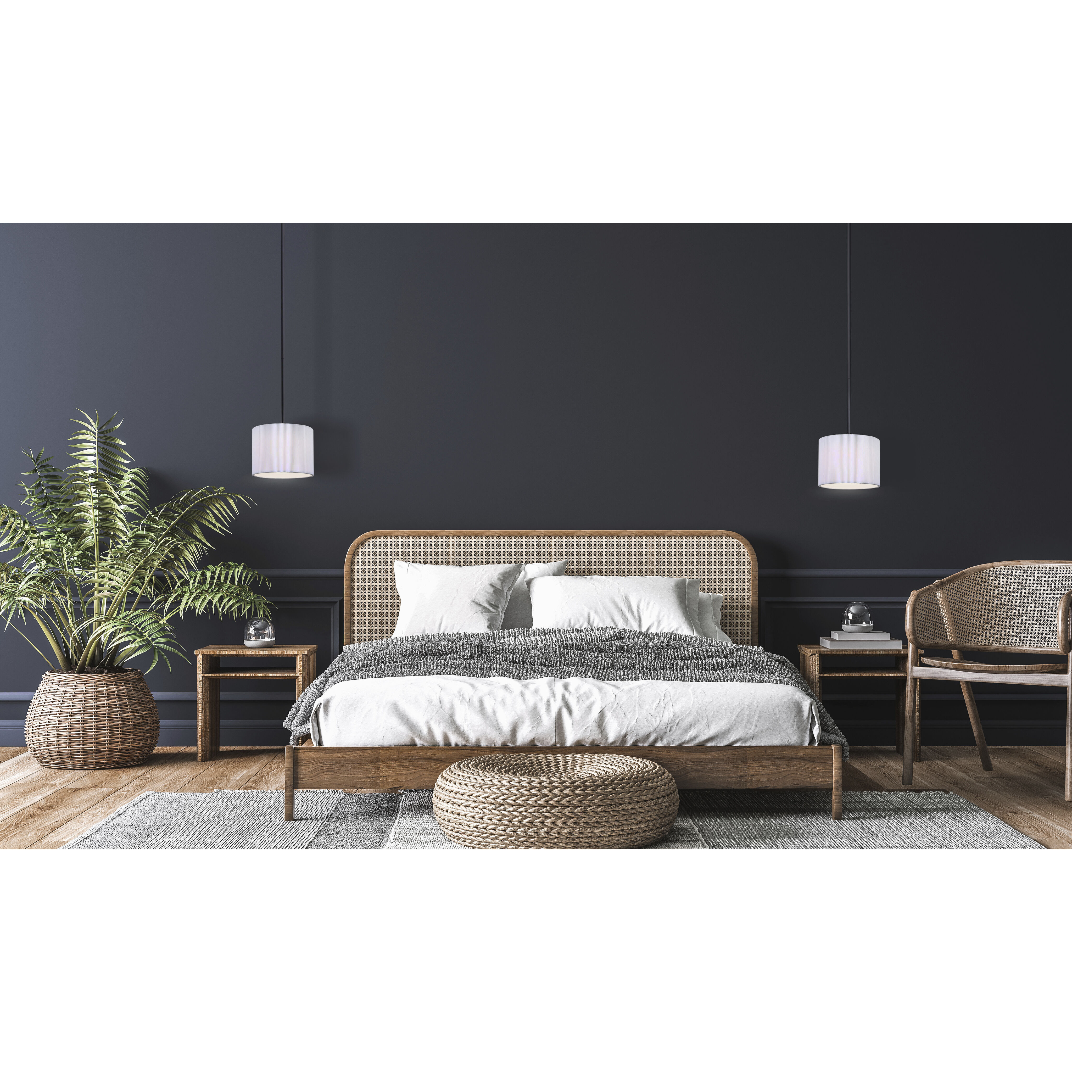 Carmynn LED 8.13 inch Black Pendant Ceiling Light