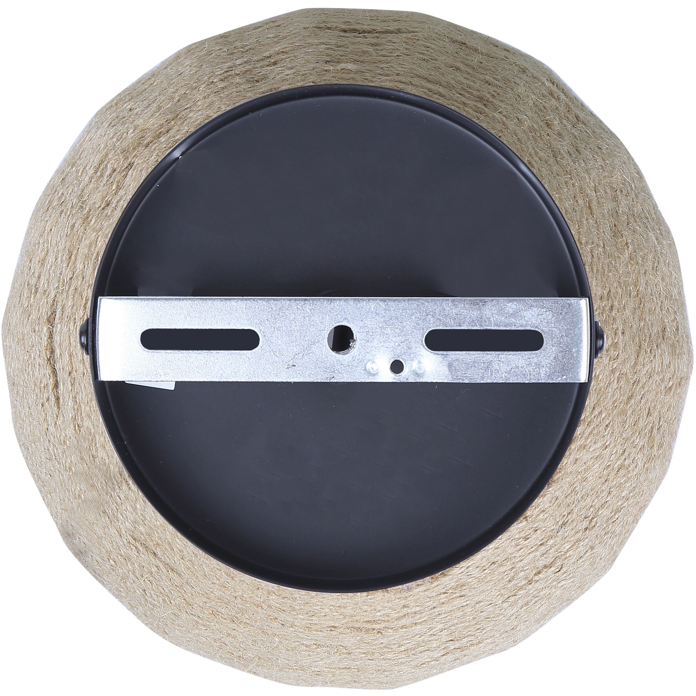 Malmo 1 Light 12 inch Matte Black and Rope Pendant Ceiling Light