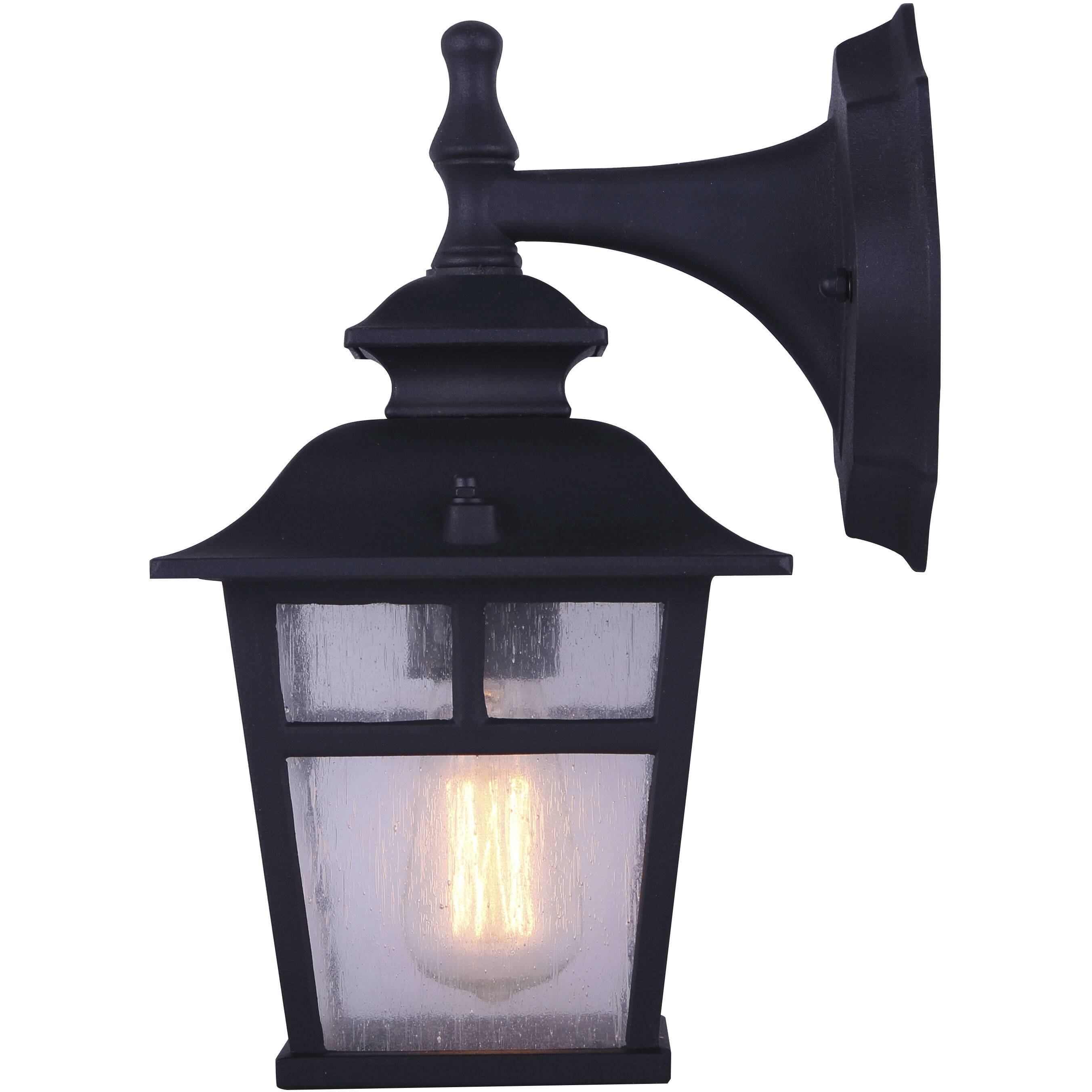 Madison 1 Light 11 inch Black Outdoor Downlight