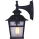 Madison 1 Light 11 inch Black Outdoor Downlight