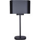 Kov 24 inch 60.00 watt Matte Black Table Lamp Portable Light