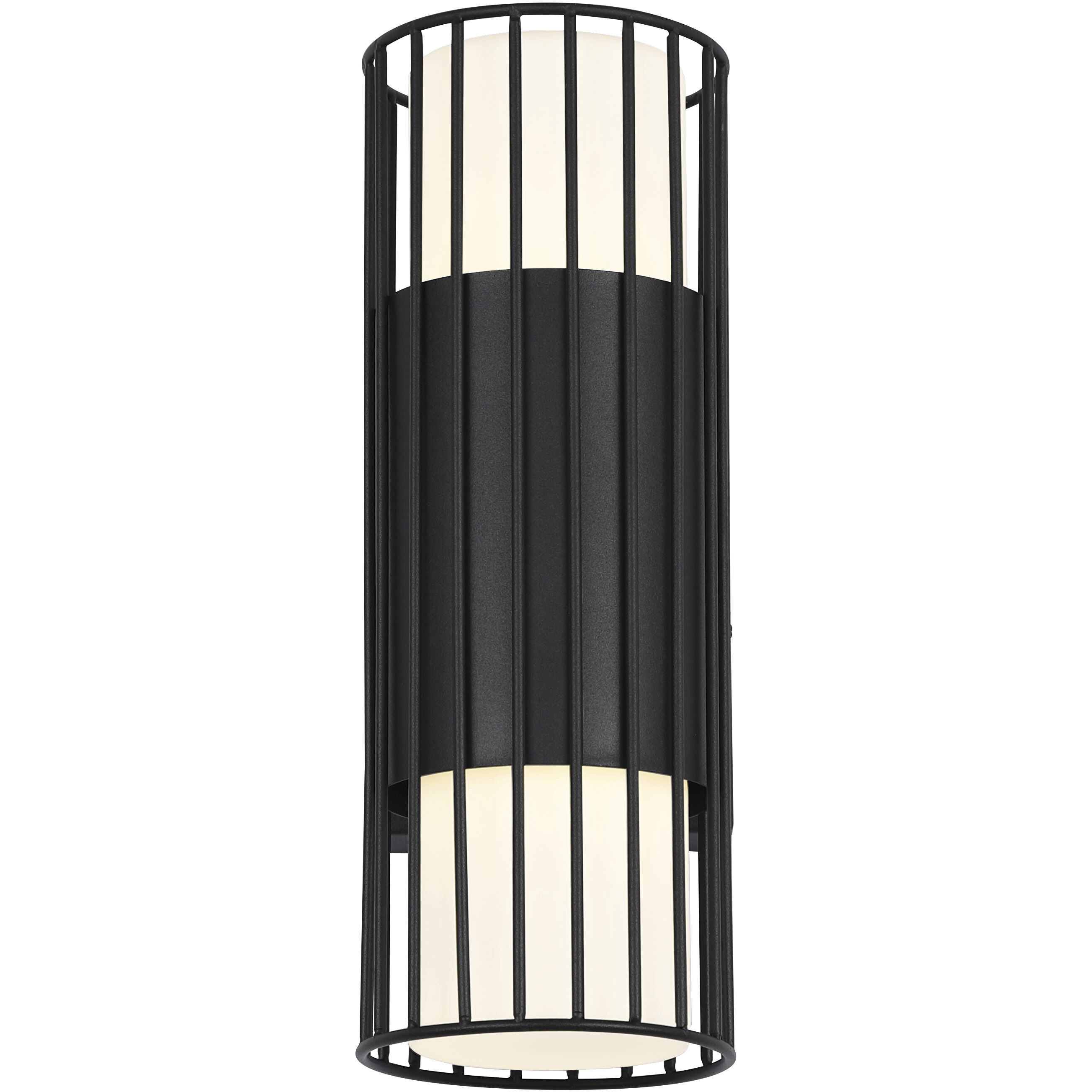Javon LED 7 inch Black Outdoor Lantern