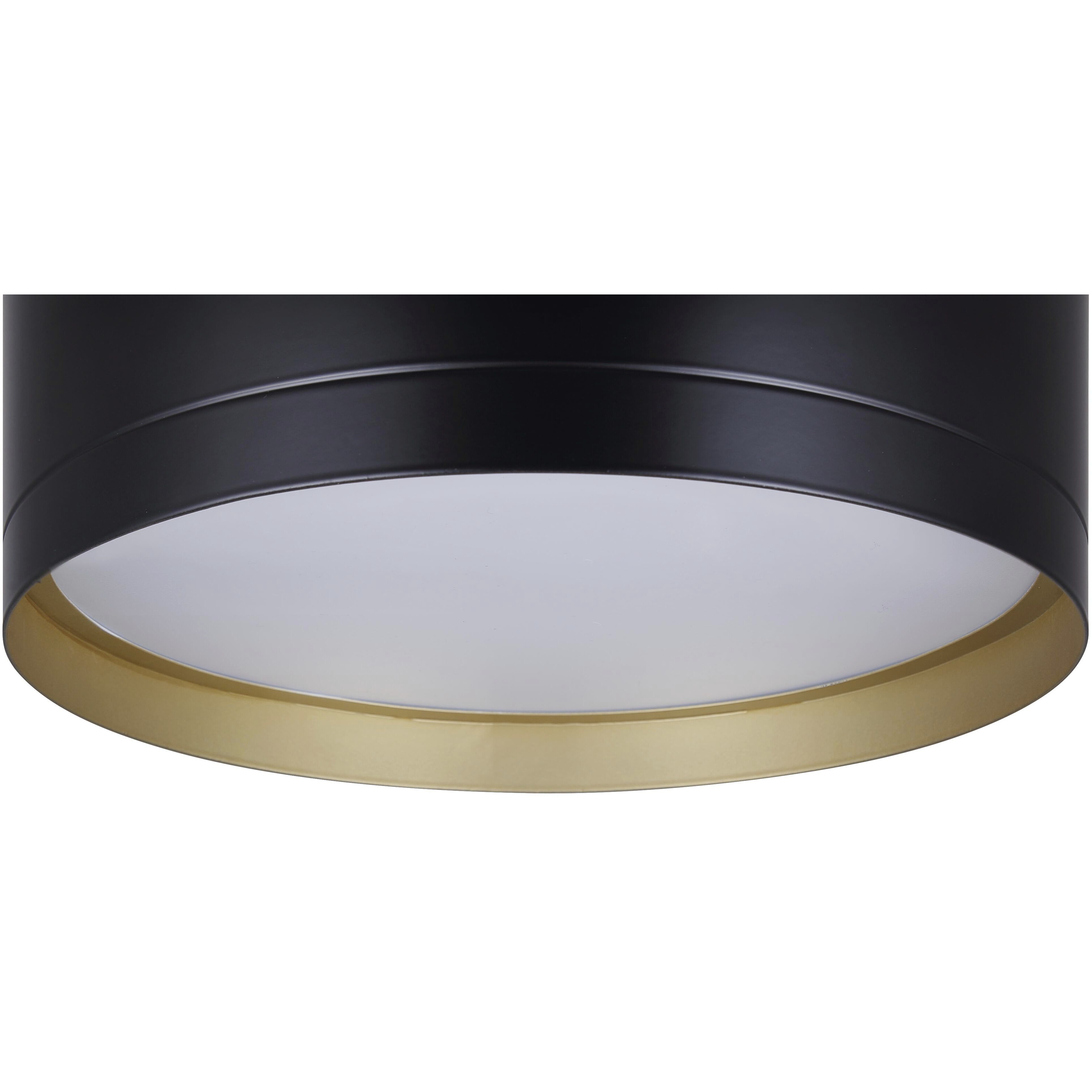 Kyrie LED 11.75 inch Black Flush Mount Ceiling Light