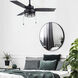 Attley 42 inch Black Indoor Ceiling Fan