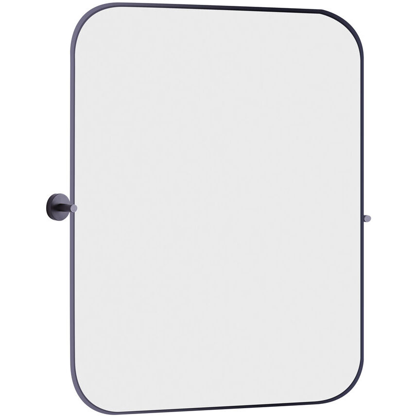 Cain 23 X 20 inch Matte Black Mirror