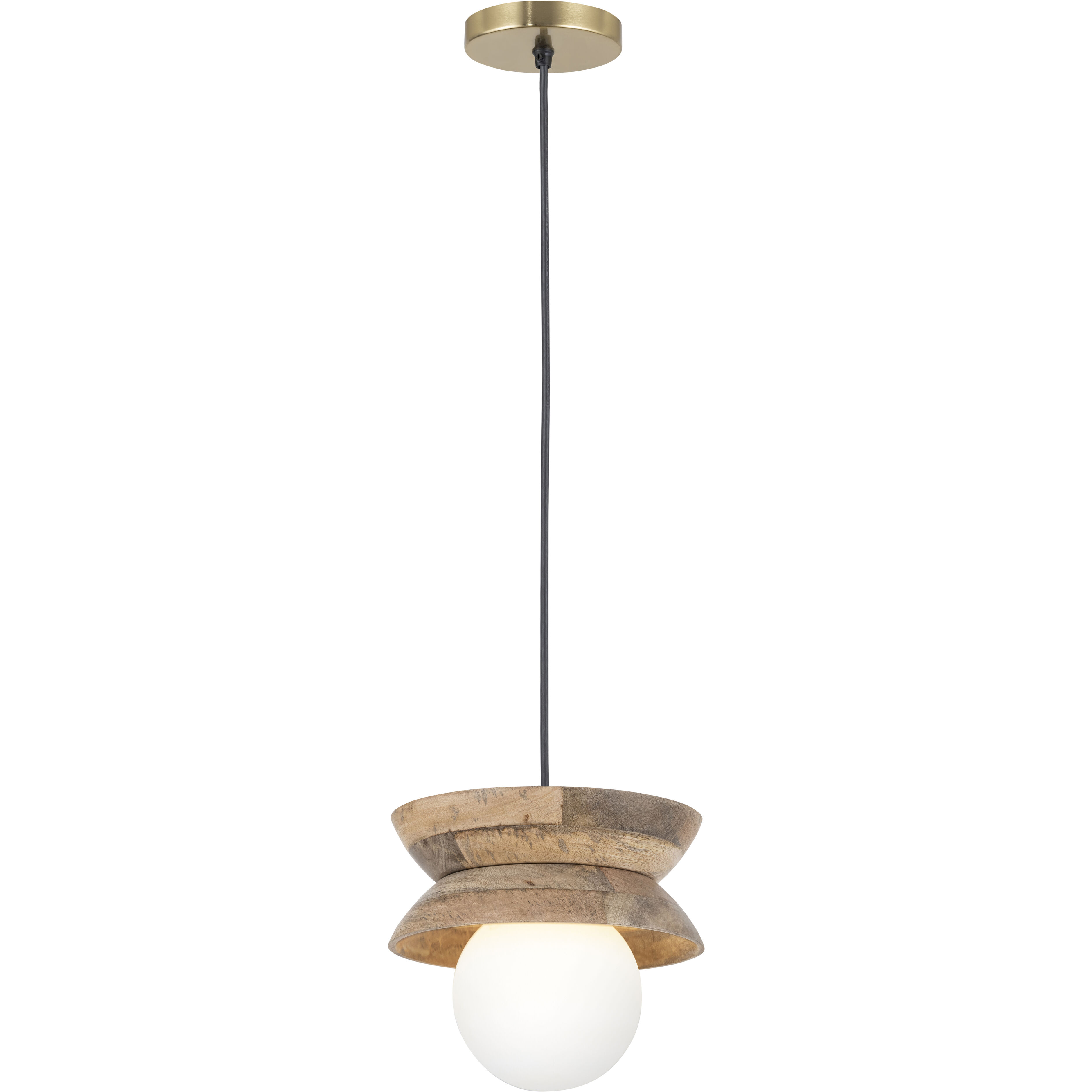 Kali 1 Light 9.8 inch Natural Pendant Ceiling Light