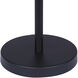 Bellamy 22 inch 100.00 watt Matte Black Table Lamp Portable Light in Black Faux Rattan