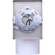 Bram 1 Light 6.25 inch Brushed Nickel Vanity Fixture Wall Light