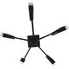 Yavin LED 13.13 inch Black Chandelier Ceiling Light