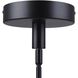 Carmynn LED 16.5 inch Black Chandelier Ceiling Light