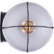 Madison 1 Light 6.5 inch Black Outdoor Lantern, Twin Pack