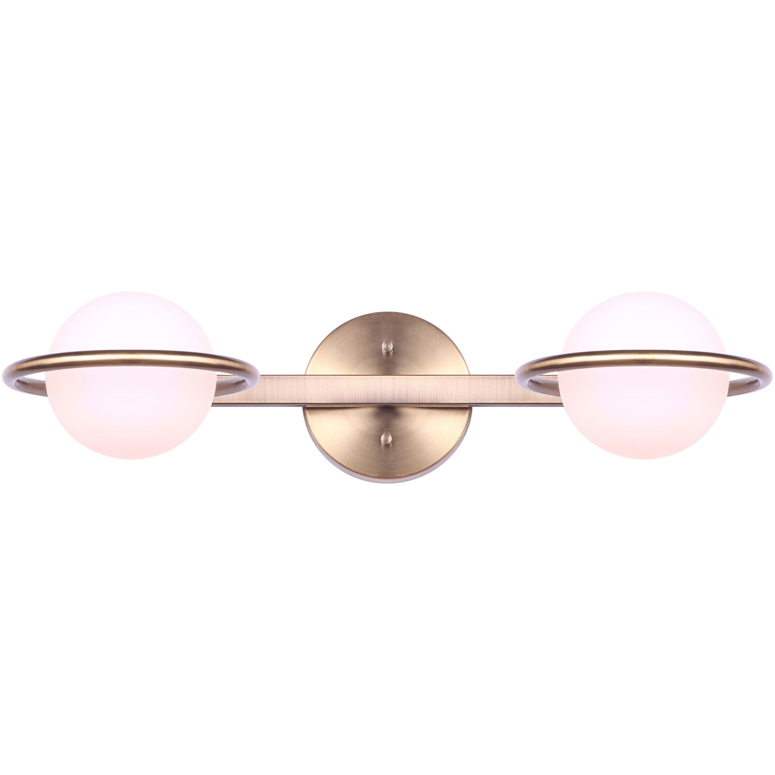 Madison 2 Light 21.38 inch Gold Vanity Light Wall Light