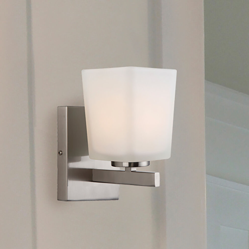 Madison 1 Light 5 inch Brushed Nickel Vanity Light Wall Light