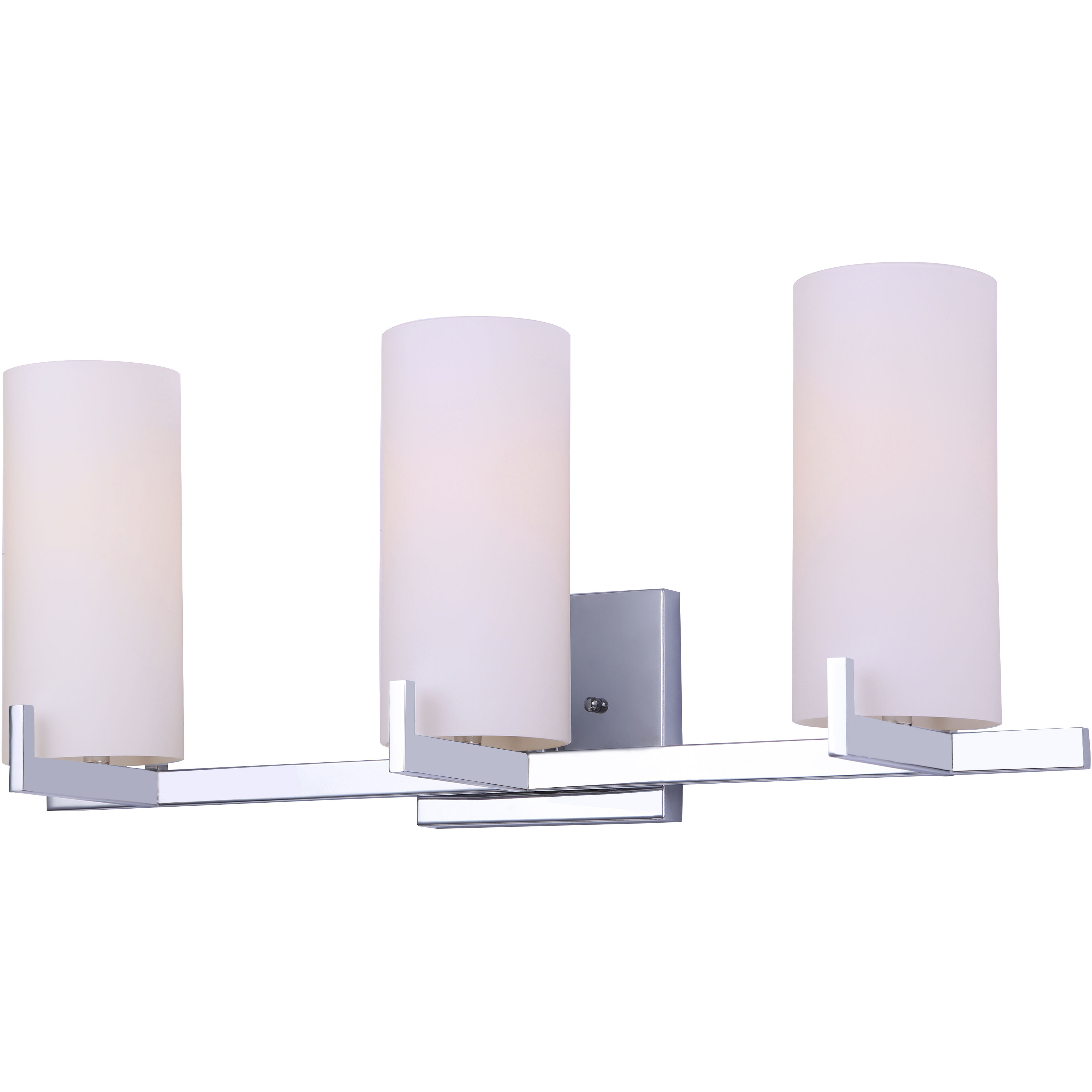 Bishop 3 Light 24 inch Chrome Vanity Light Wall Light