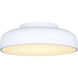 Zaria LED 13.88 inch White Flush Mount Ceiling Light