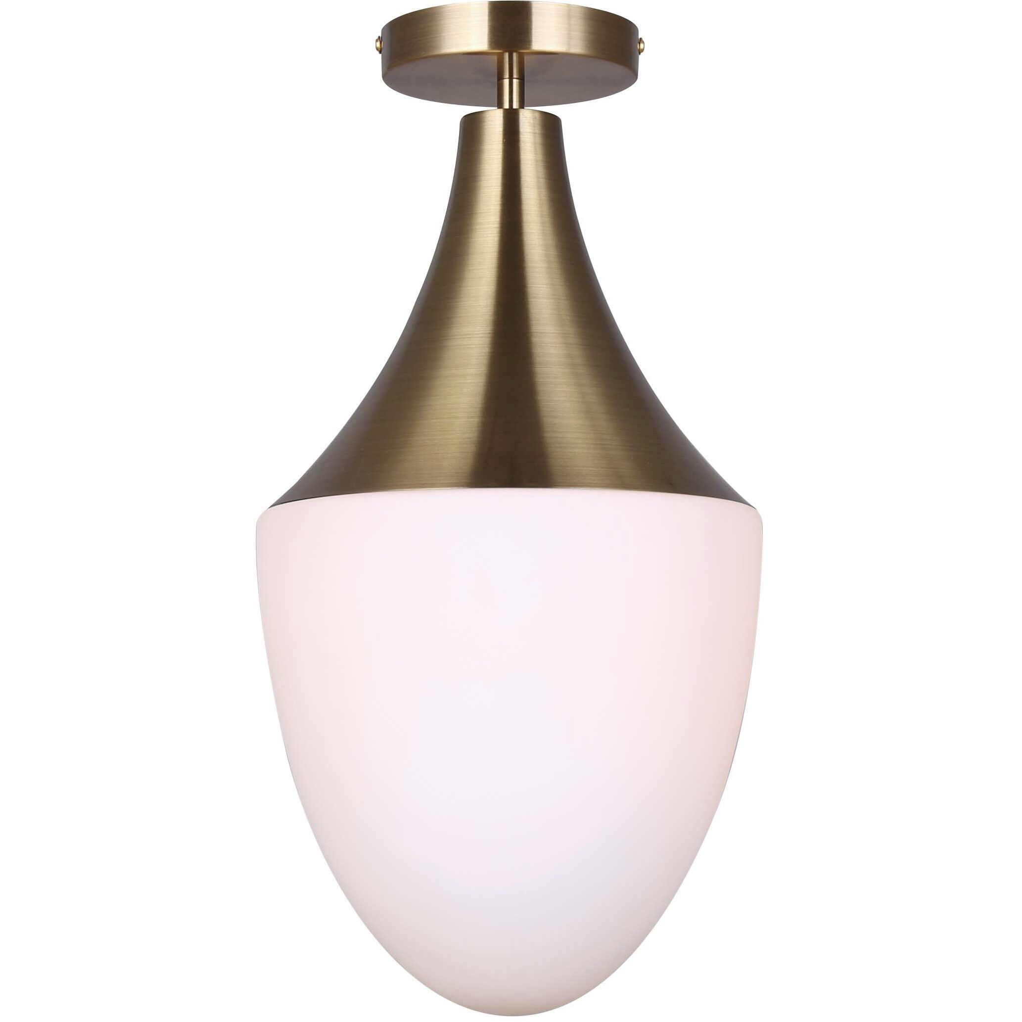 Evlin 1 Light 9.75 inch Gold Pendant Ceiling Light