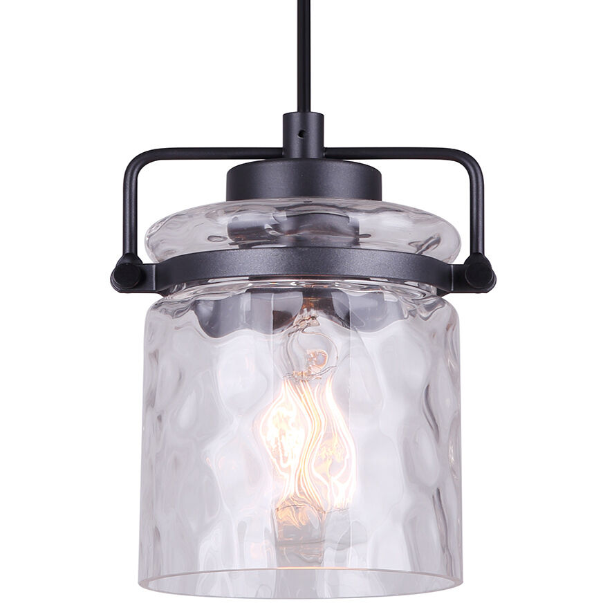 Madison 1 Light 5.5 inch Graphite Pendant Ceiling Light