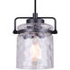 Madison 1 Light 5.5 inch Graphite Pendant Ceiling Light