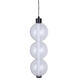 Melody LED 5.13 inch Black Pendant Ceiling Light