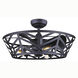 Maud 24 inch Matte Black Indoor Fan