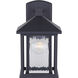 Madison 1 Light 11 inch Black Outdoor Post Light