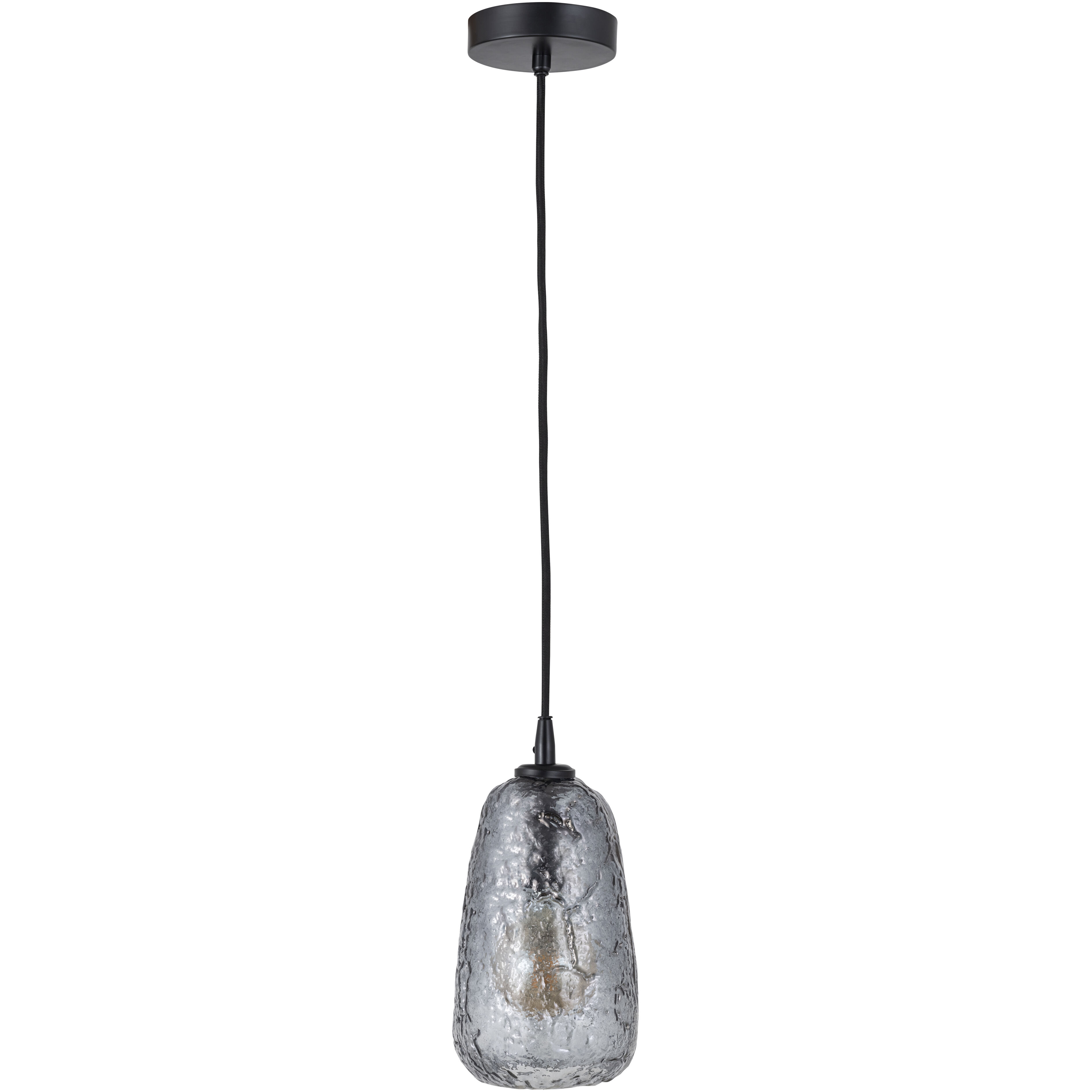 Eden 1 Light 5.5 inch Matte Black Pendant Ceiling Light