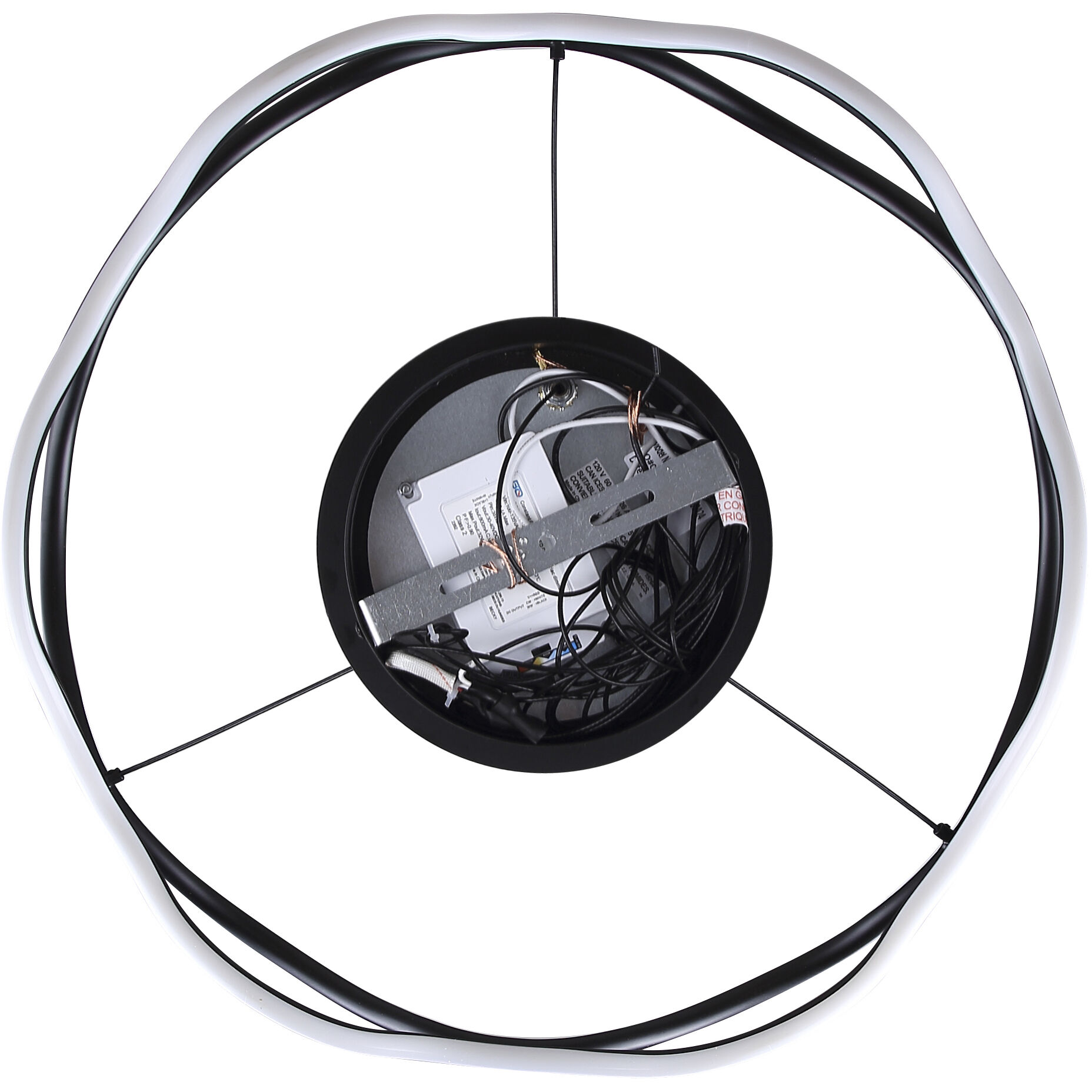 Castra LED 23.13 inch Black Chandelier Ceiling Light