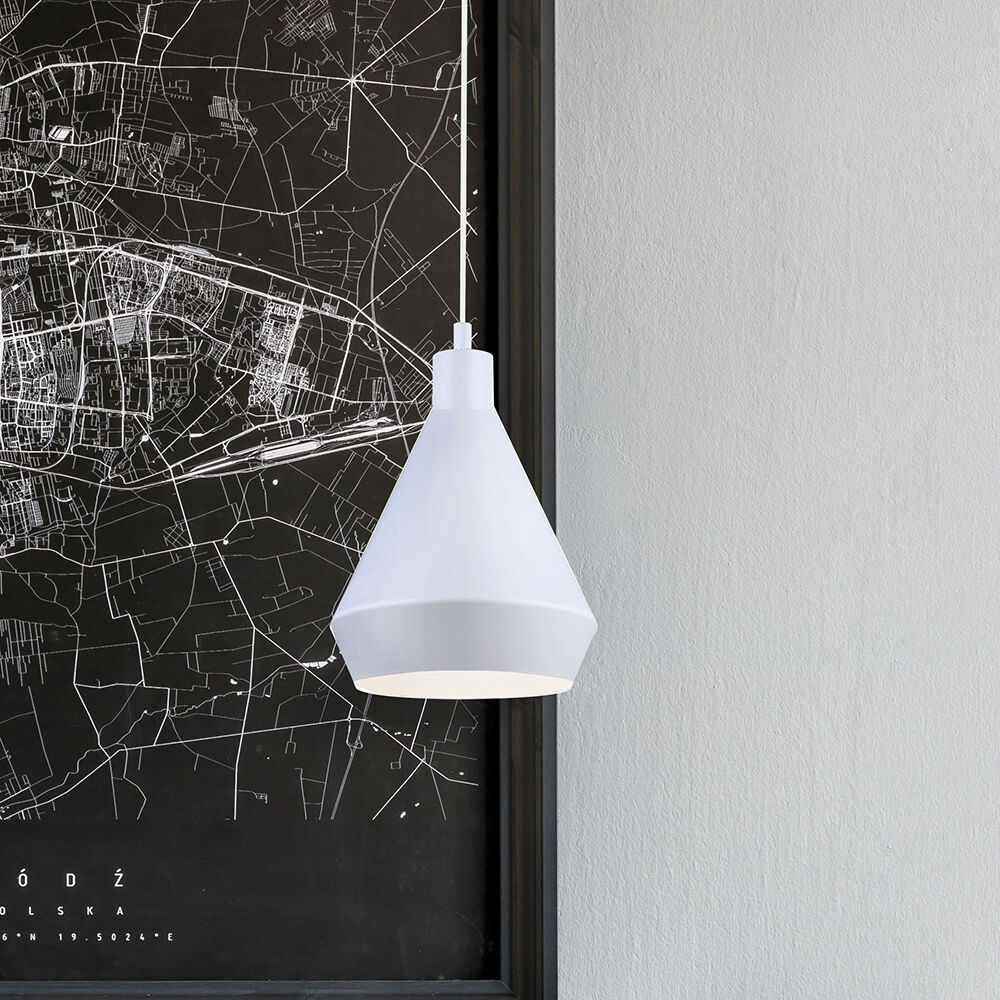 Byck 1 Light 9 inch Matte White Pendant Ceiling Light