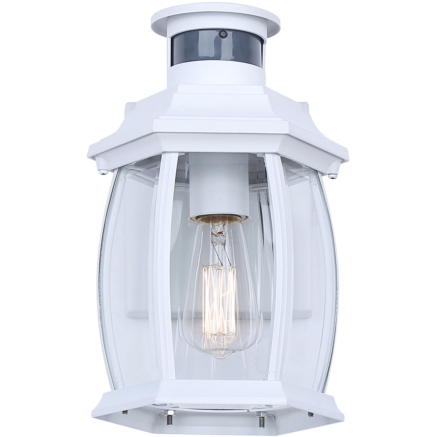 Buckly 1 Light 10.25 inch White Outdoor Wall Lantern