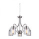 Madison 5 Light 25 inch Brushed Nickel Chandelier Ceiling Light