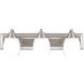 Madison 3 Light 24 inch Brushed Pewter Vanity Light Wall Light