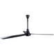 DC 60 inch Black Industrial Ceiling Fan